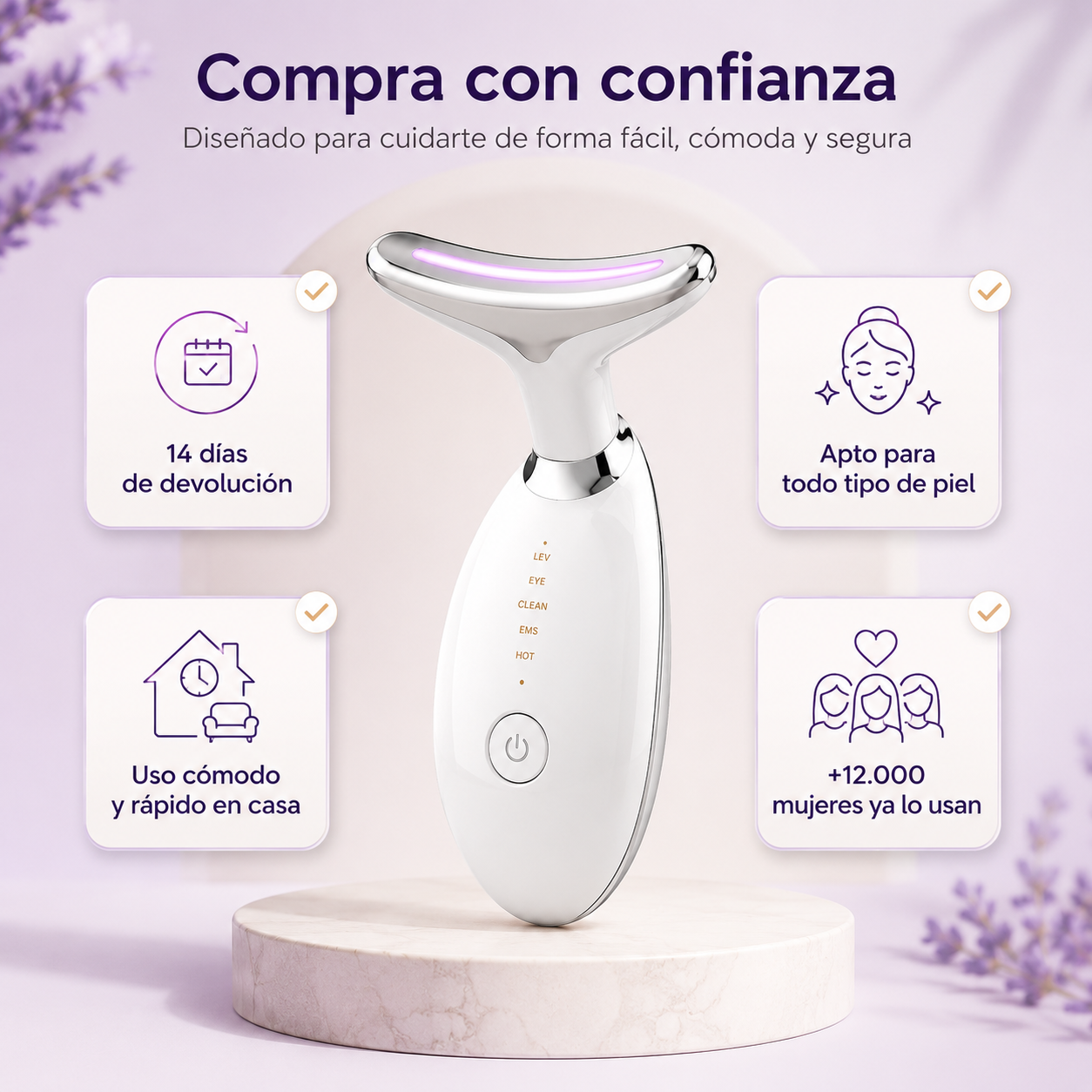 EMS Mivaroa · Levanta, define y brilla